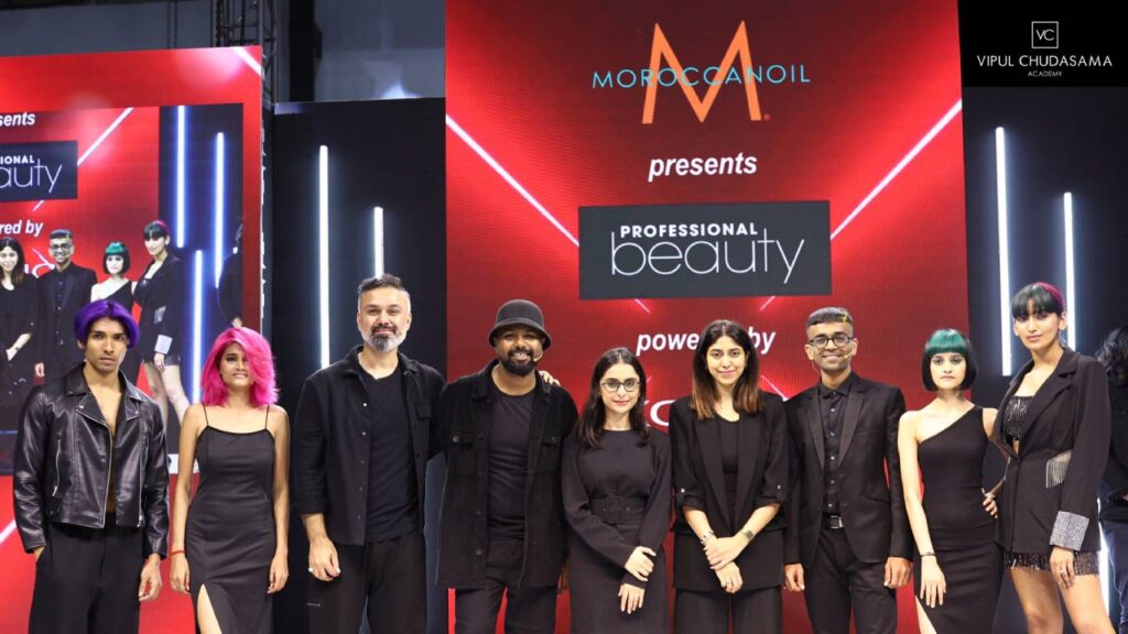 Vipul Chudasama Academy Shines at Professional Beauty Mumbai: Unveiling "VIVID BY VC" Collection and Bridal Makeup -1