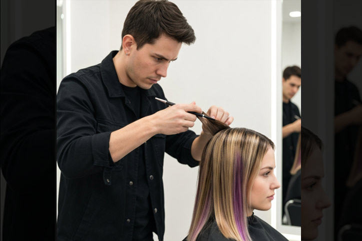 Post Hair Colouring Steps